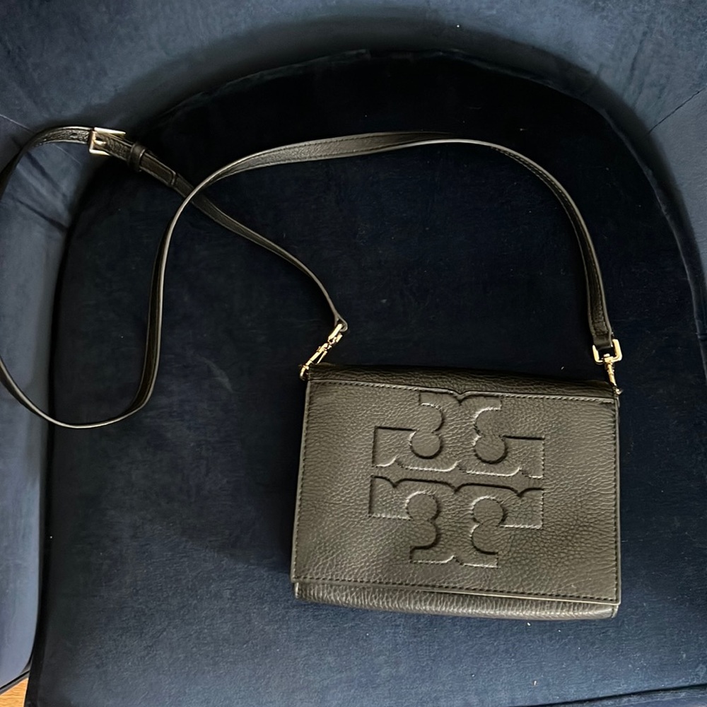 Tory Burch Harper Black Shoulder Crossbody Bag